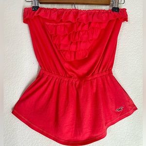 2000’s vintage Hollister ruffled tube top
